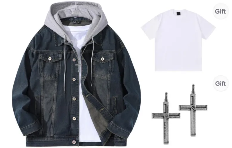 Lost N Forbidden X A.X.S.K Denim Jackets Unisex-11