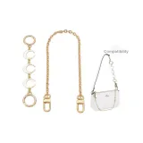 (Gold-Tone) White Moon Extender Chain+Decorative Chain 40cm