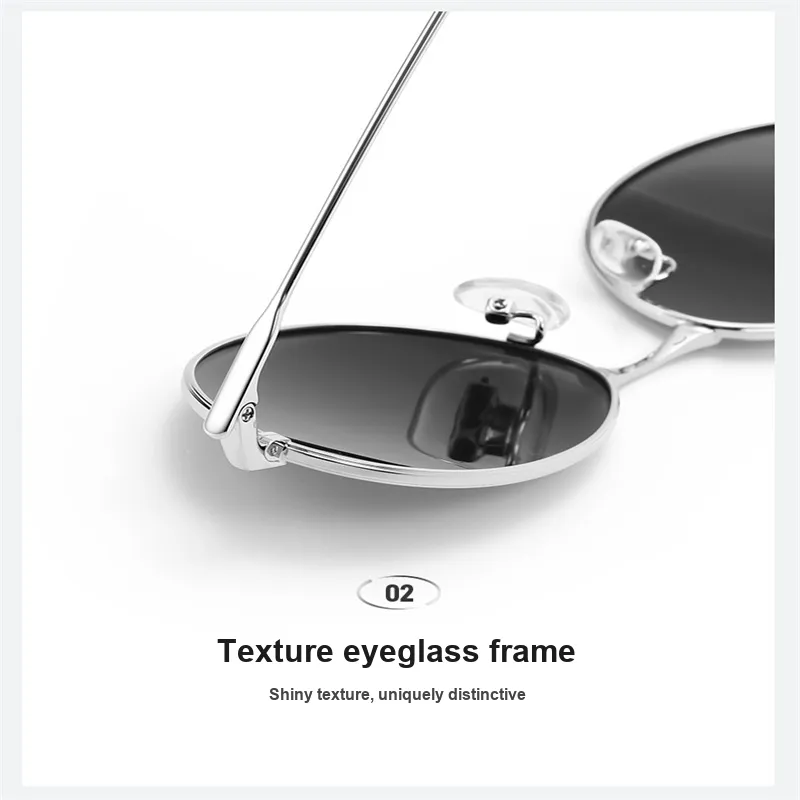 Thunder Pailong Metal Cat Eye Sunglasses Women's Black, Silver-4