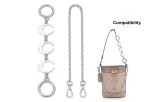 [Silver]Moon Extender Chain 16cm+Decorative Chain