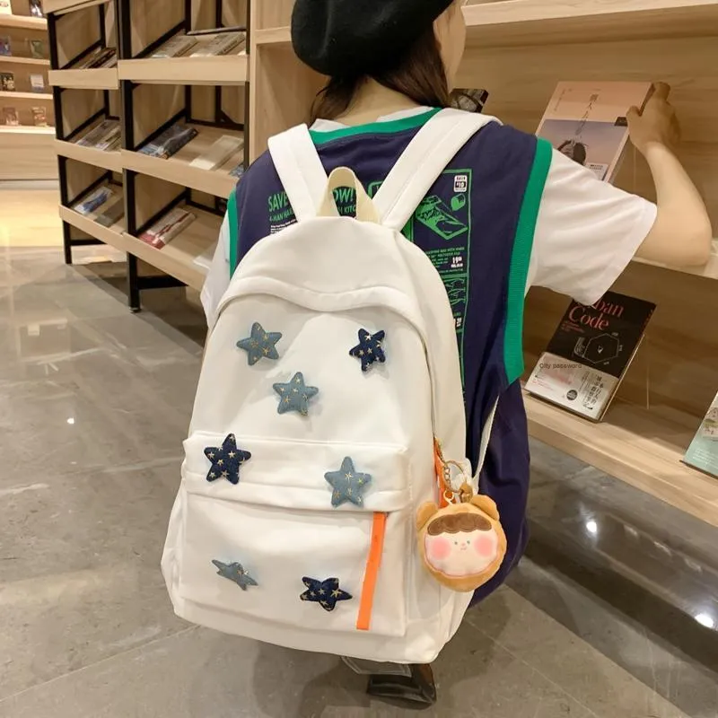 KAMLUI Nylon Backpack Laptop Bag Regular Unisex Multicolor-2