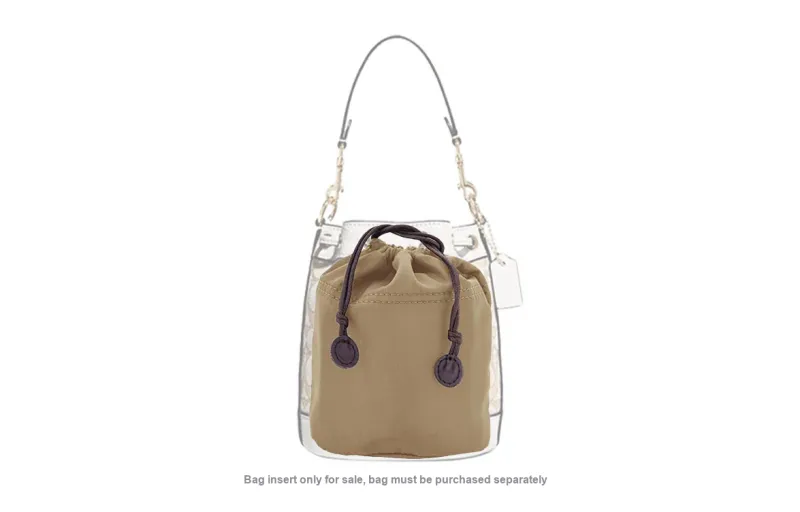 Lan Bao Fan Microfiber, Nylon Bag Accessory Women's Ecru-12