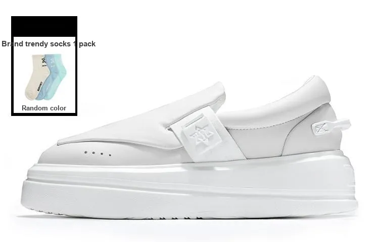 NORVINCY Stylish Skateboarding Shoes Unisex White-0