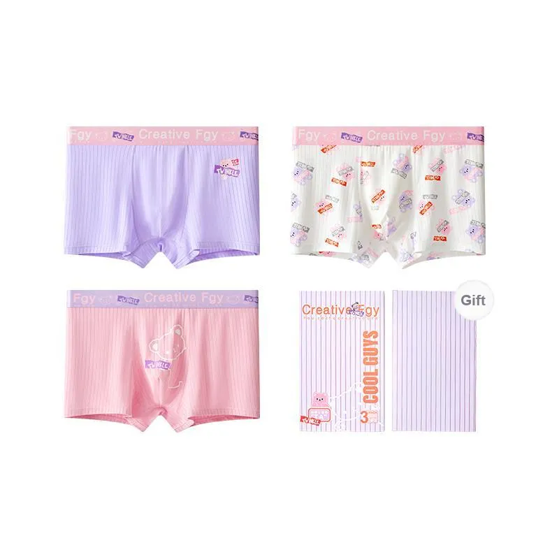 FGY FUGUYU Underpants Men's 3 Pack Shy's Cupid-12