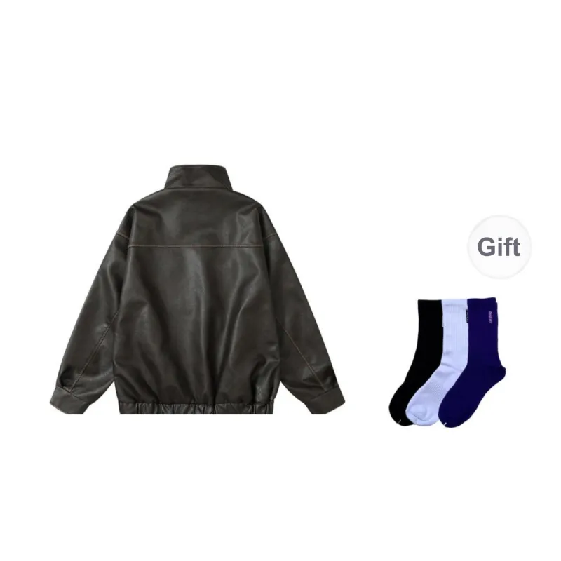 ICH MODE Leather Jackets Unisex-1