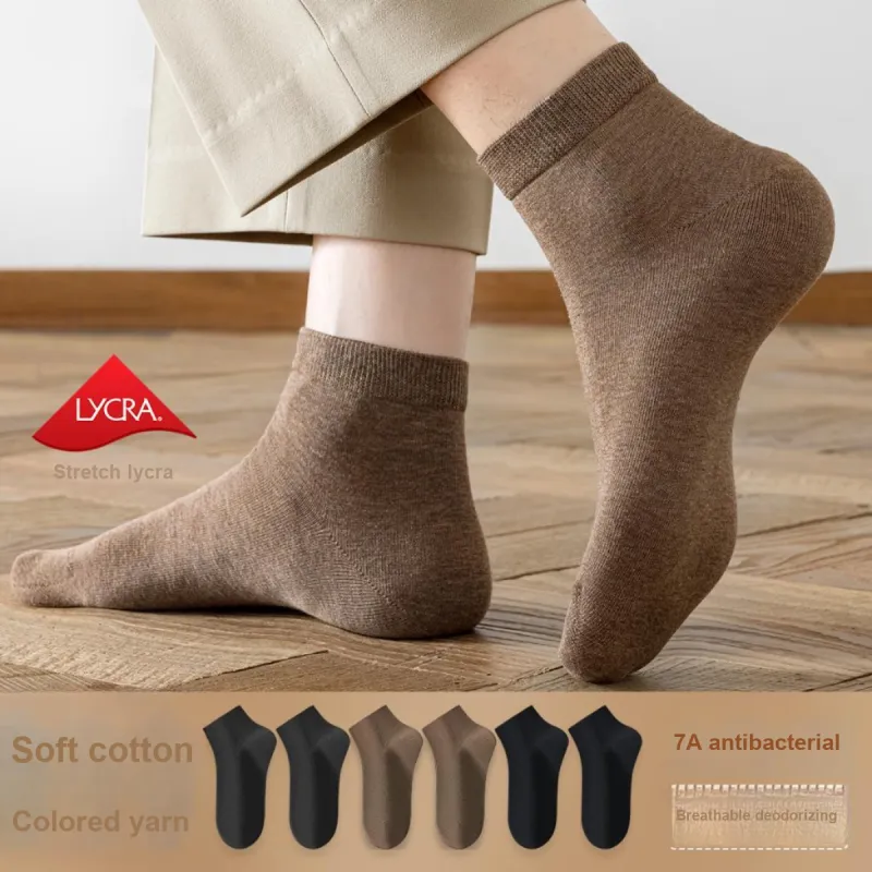 H YXIANG Ankle Socks Men's 6 Pack-7