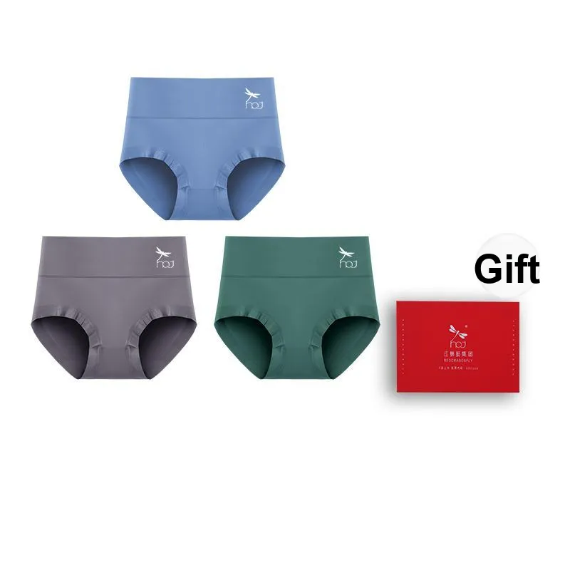 RED DRAGONFLY Cotton Panties Women's 3 Pack Gift Box Set-7