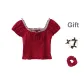 Red Bowknot Hair Tie Comes with