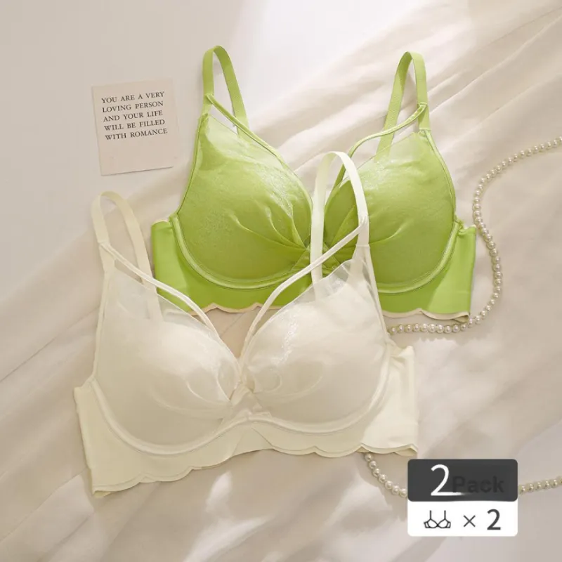 Lanza Bra Women's Gift Box Set Champagne Skin-119