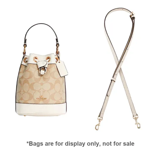 Lan Bao Fan Bag Accessories Coach Small Off-White 1.1 Crossbody Lacquer Pattern Gold Buckle