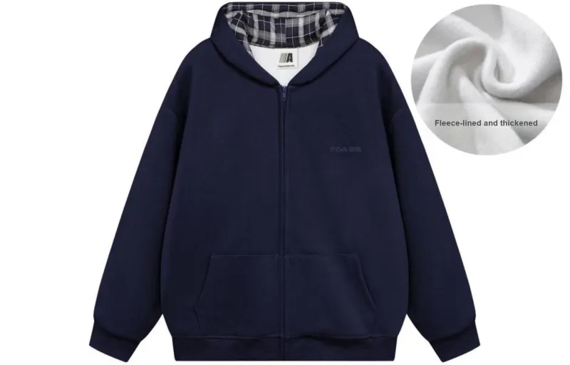 FOASIS Sweatshirt Unisex Navy Blue-13