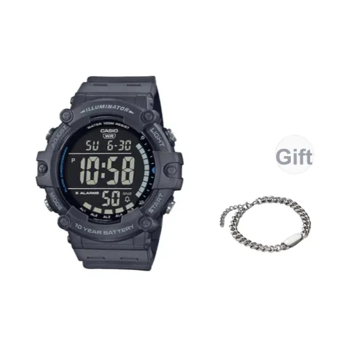 CASIO Кварцевый механизм Смольный ремешок Часы для мужчин Черный циферблат