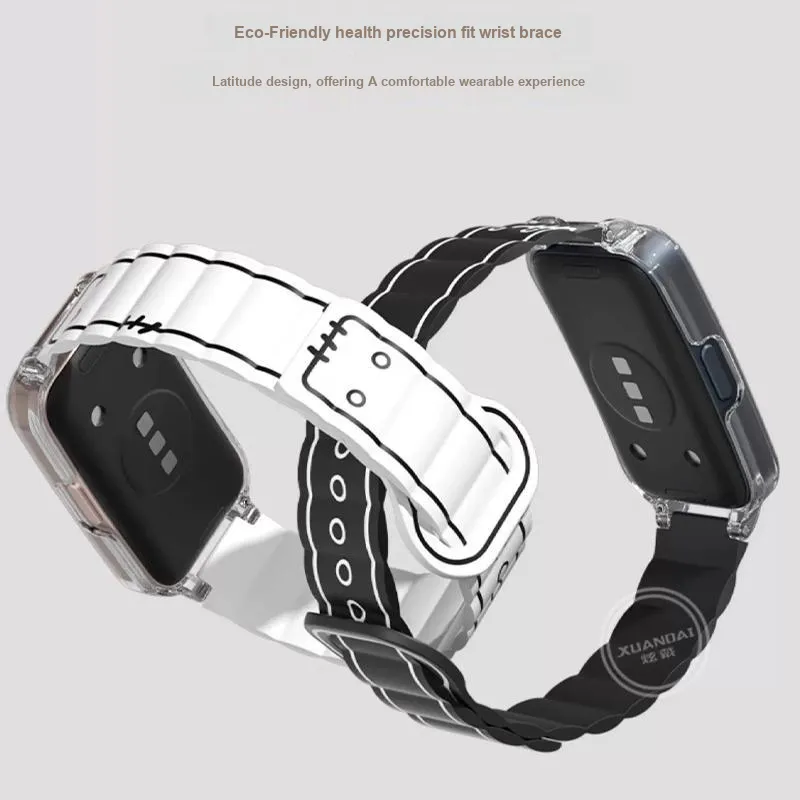 CHENSONG Huawei Compatibility Watch Band Silicone Material-2