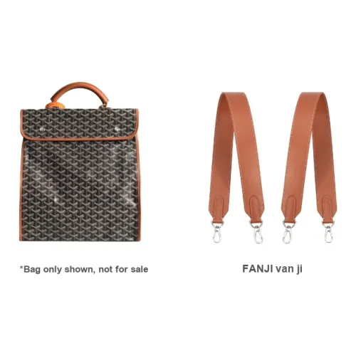 FANJI Кожа Goya Рюкзак с Широкой Сумкой Замена Ремня Аксессуары Унисекс Коричневый