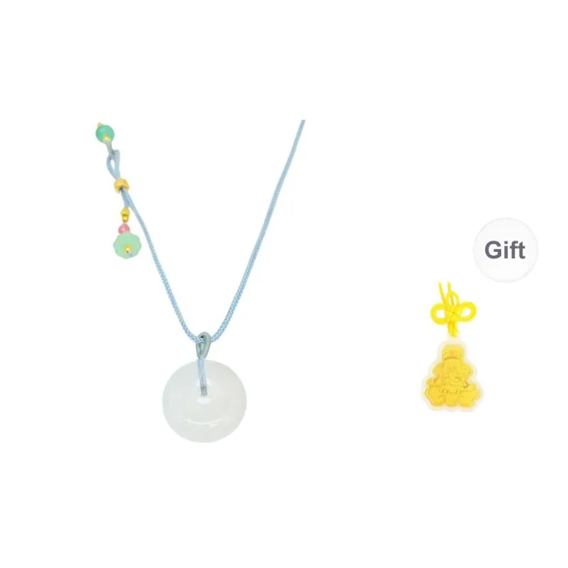 ZUNCAI Chalcedony Necklaces Unisex-0