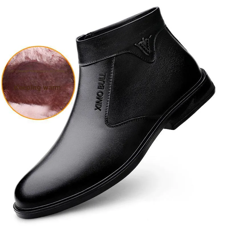 XIMO BULL Ankle Boots Men's Black-3