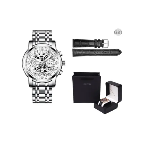 MEXVEL Кварцевый механизм Мужские часы 41mm*41mm*11mm Скелет