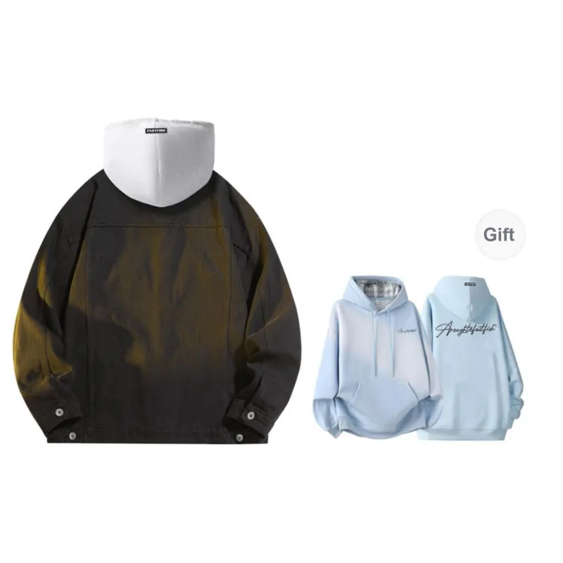 FASTFISH Denim Jackets Unisex-27