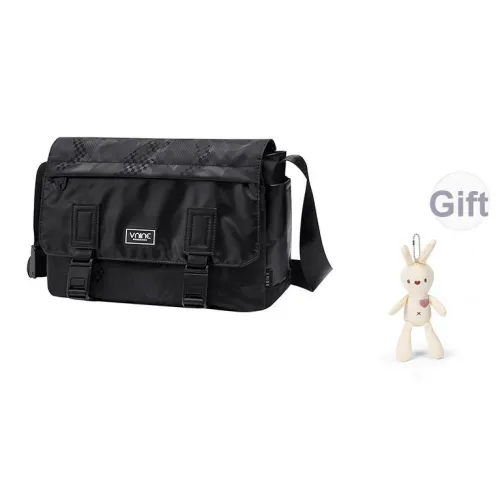 V.NINE Ткань Сумка через плечо Большая Унисекс Обсидиан Черный