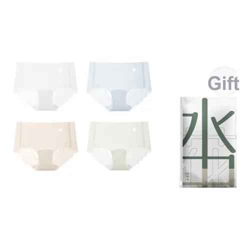 Flowers in water Трусики-бикини Женские Shopping Bag 4 шт