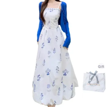Cotton Gene Two Piece Skirt Sets Women's