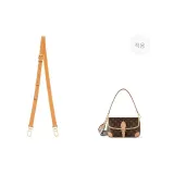 [싱글 Sale] 비즈왁스 너비 1.8cm 조절 가능 100-120cm 소가죽 숄더 스트랩