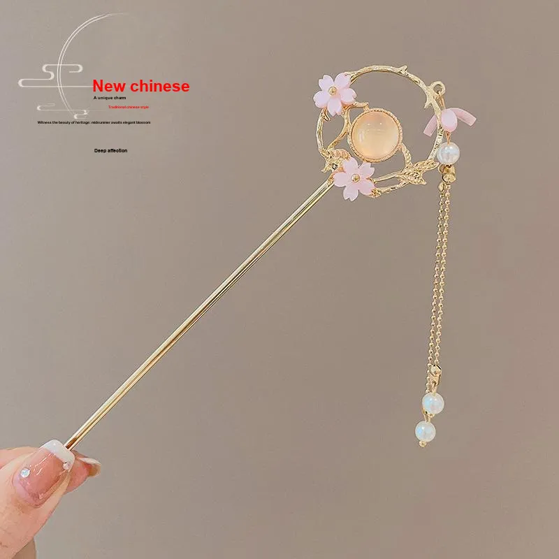 Pink Empress Alloy Hairpins Women's-4