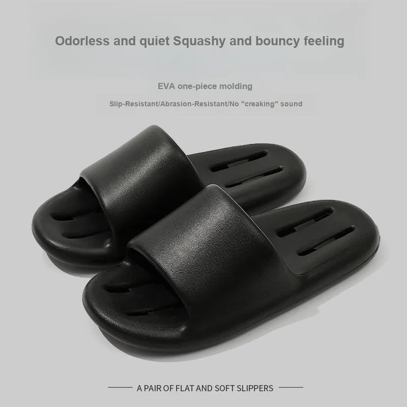 Foot Recreation Summer Bathroom Bathing Anti Slip And Wear Resistant Comfortable Home Slippers, Unisex-26