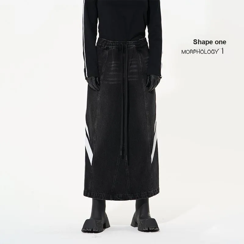 BLIND402 Skirts Women's Washed Gray-2