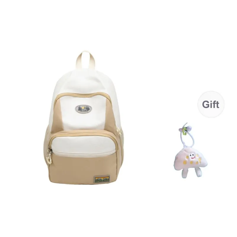 URBAN FOREST Nylon Backpack Regular Unisex Blue/Pink/Khaki/Black-10