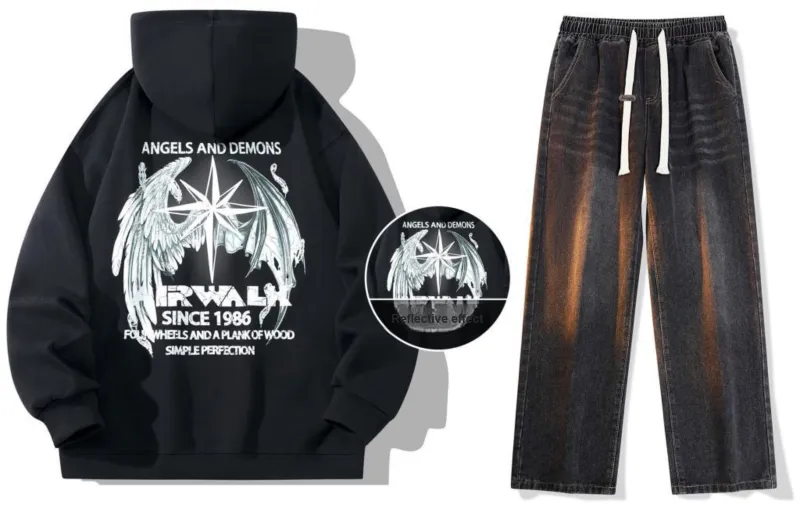 Airwalk Sweatshirt Sets Unisex-0