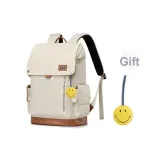 Khaki+Smiley Face Pendant