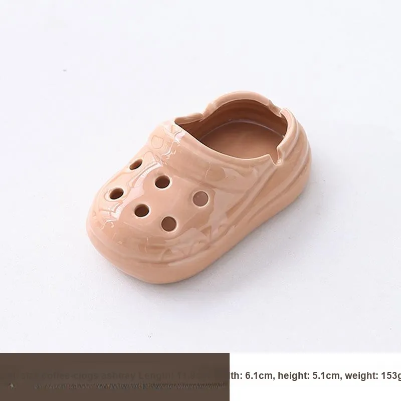 KERPA Creative Clogs Styling Ashtray, Home Living Room Tea Table Accessories, Small Storage Ornament, One Size-12