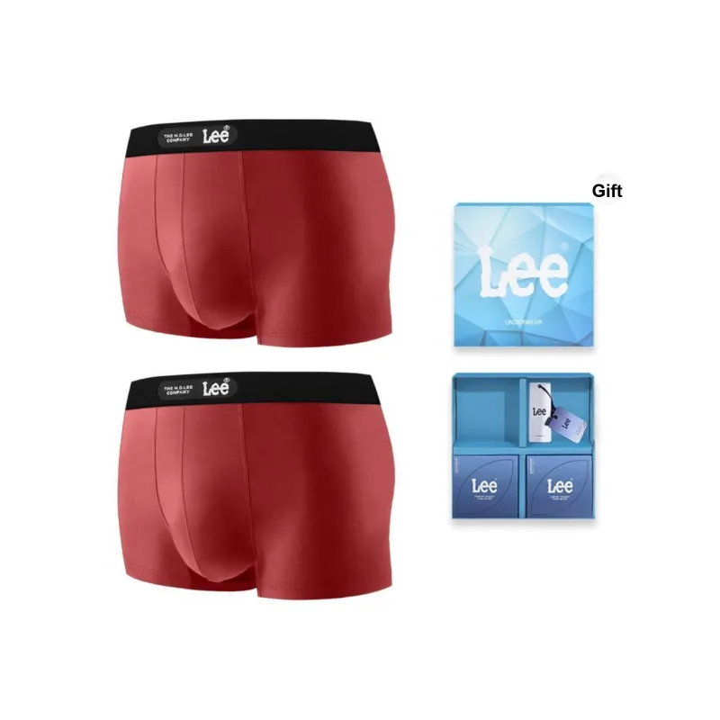 Lee Buddy Lee Series Underpants Men's Gift Box Of 2 Strips-9