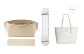 [Glacier White Three-Piece Set]Open Top Liner+Invisible Shoulder Pads+Bottom Pad