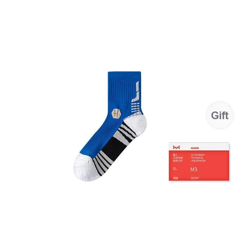 MIIOW Cool One Summer Series Mid Calf Socks Men's Shopping Bag Combo Set-11