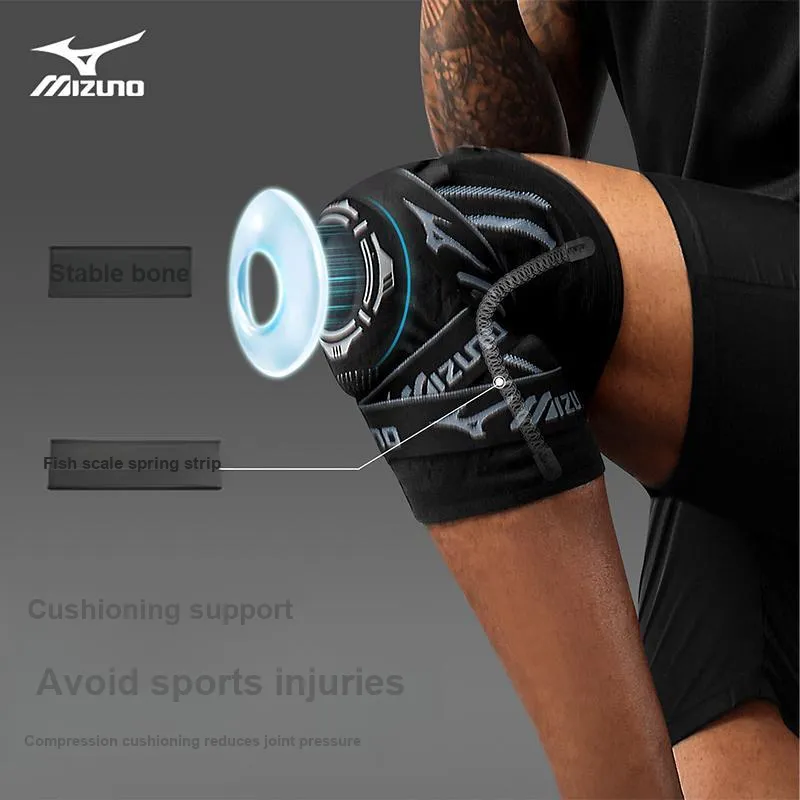 Mizuno Knee Pads Running Mountaineering Hiking Volleyball Soccer Badminton Basketball Fitness Unisex-12