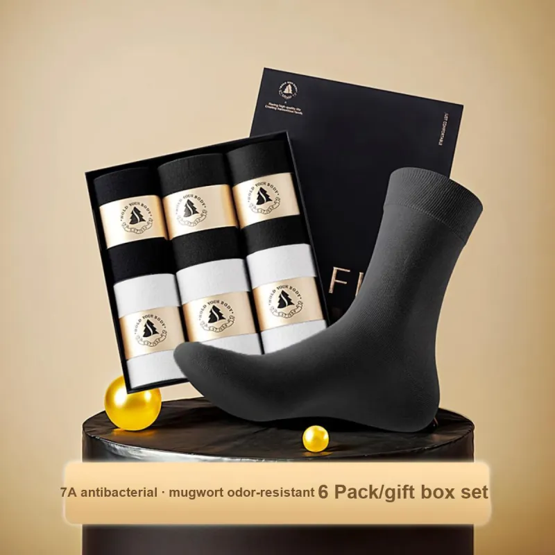 FIRS Mid Calf Socks Men's 6 Pack-15