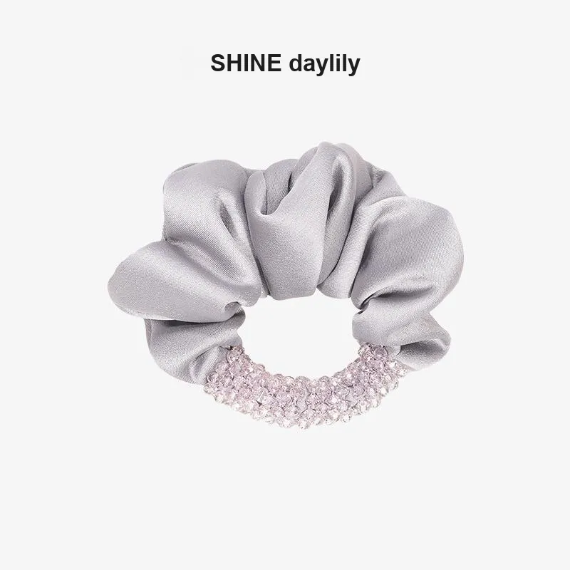 SHINE Polyester, Crystal Diamond Hair Tie Women's-17