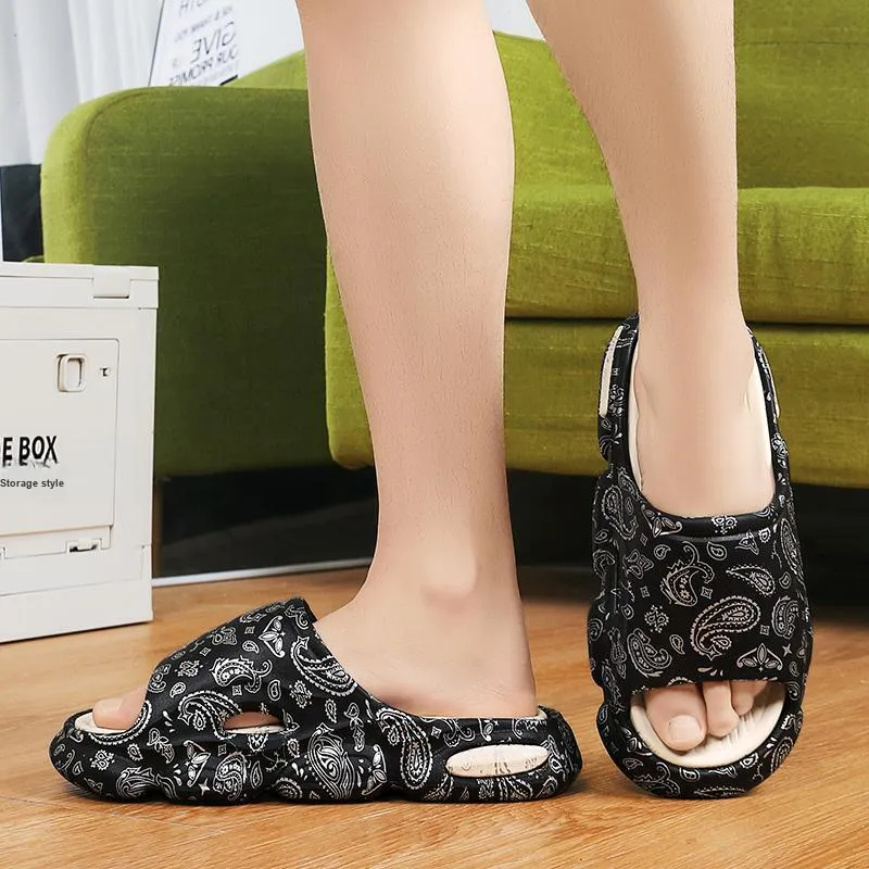 Kung Fu Partners Slip Resistant Odor Resistant Abrasion Resistant Slide Slippers Unisex-3