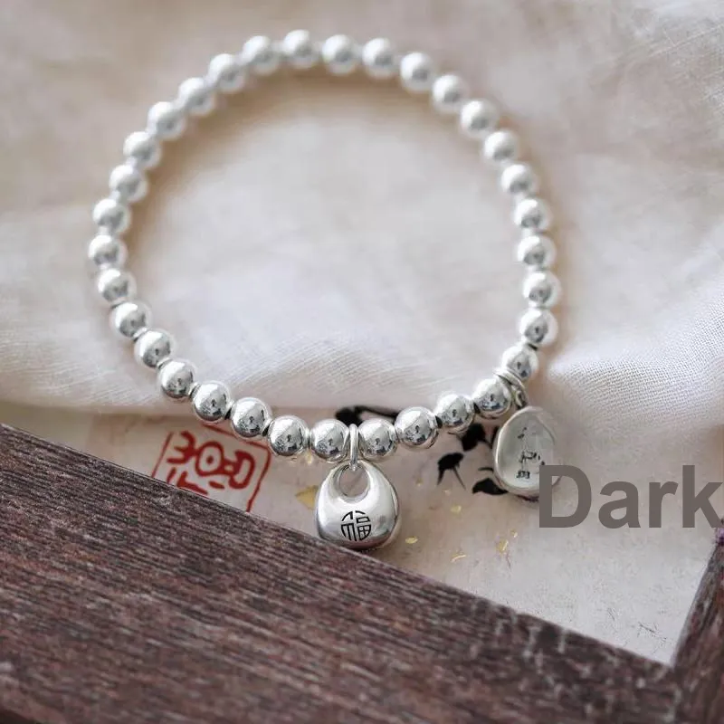 UZIID S999 Silver Pure Silver Bracelets Women's-1