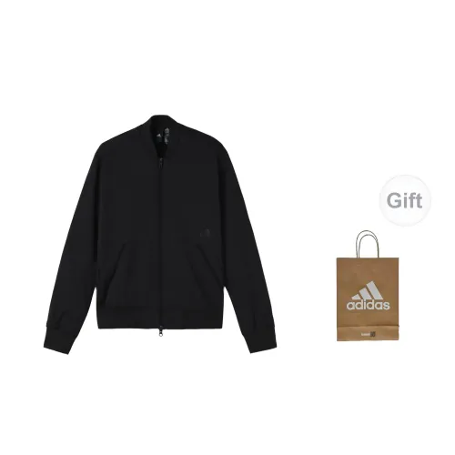 Adidas Jacket Men Black Gift Bag