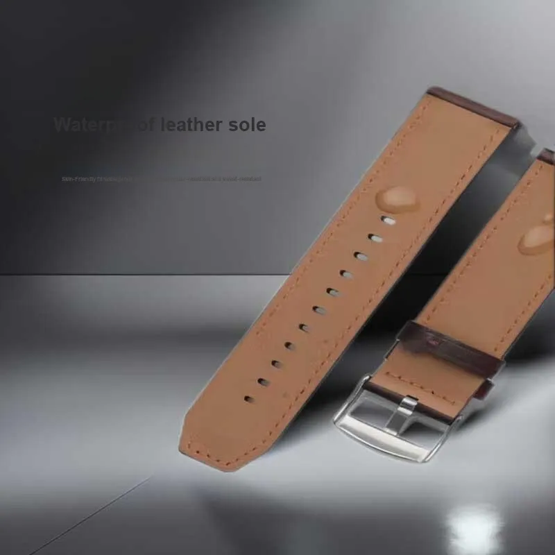 FUDIEN Apple Compatibility Watch Band Genuine Leather Material-7