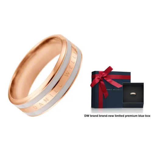 Daniel Wellington Сплав Кольца Унисекс Утренний туманно-серый Розово-золотой