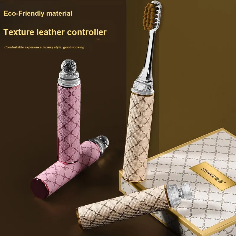 HENKE Innovative Soft Fleece Edge Lipstick Toothbrushes Business Travel Portable Good Looking-2