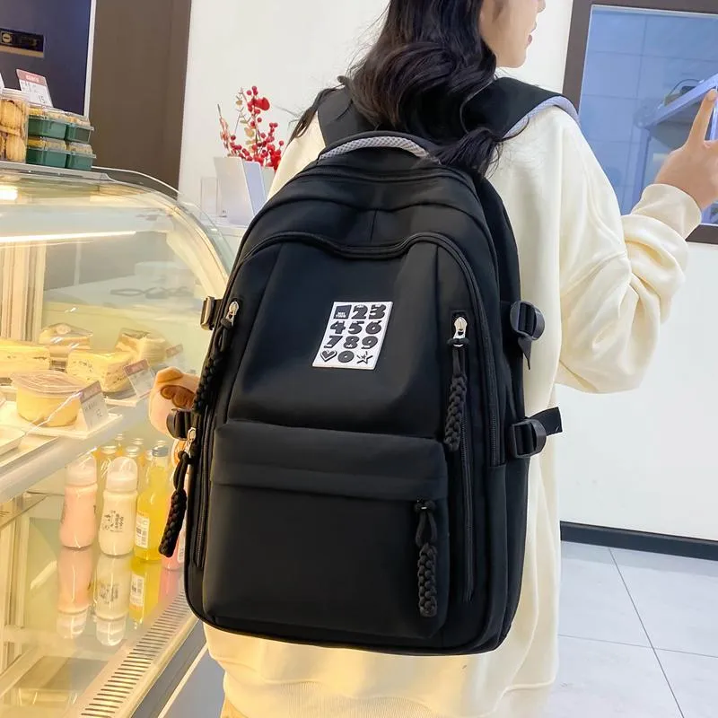 Alcohol Dragon Nylon Backpack Women's Multicolor-2
