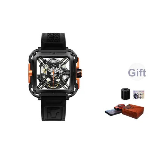 CIGA Design Автоматический Механический Movement Мужские Часы X Collection 44mm*44mm*11,8mm Черные