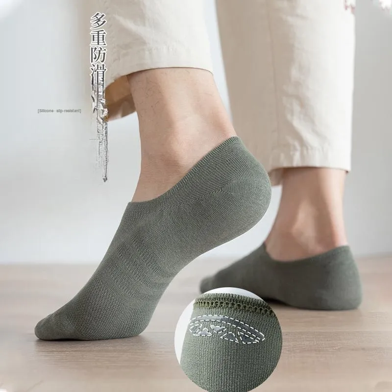 Top Melon No Show Socks Men's 5 Pack-28