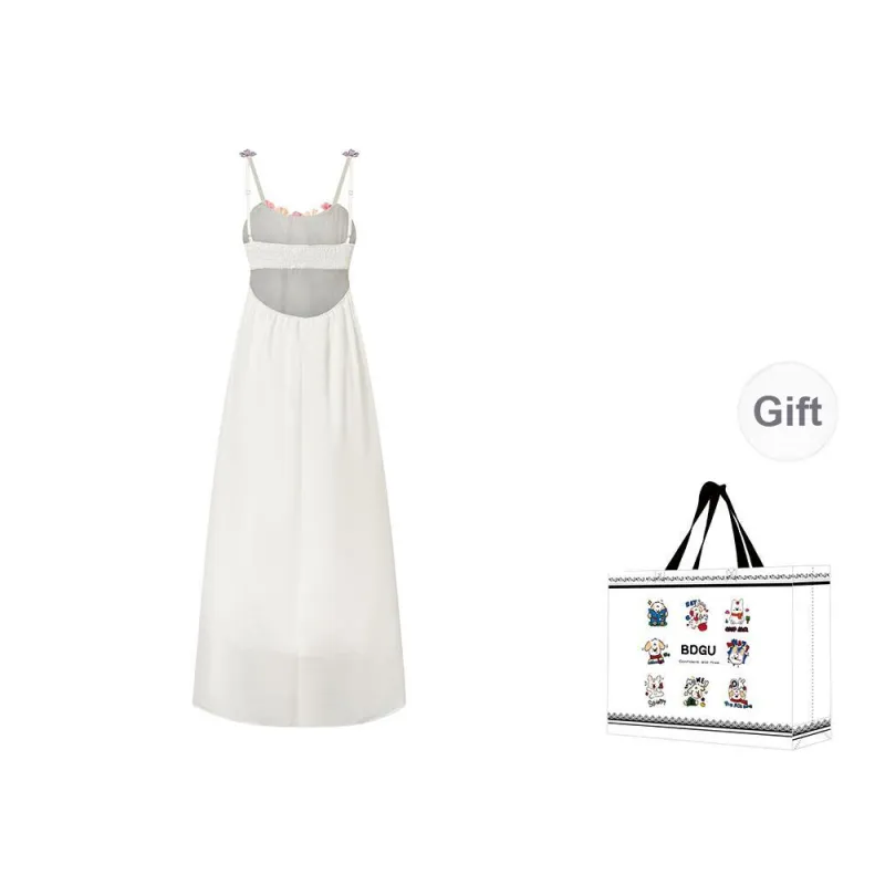 BDGU Slip Dresses Women's White-1