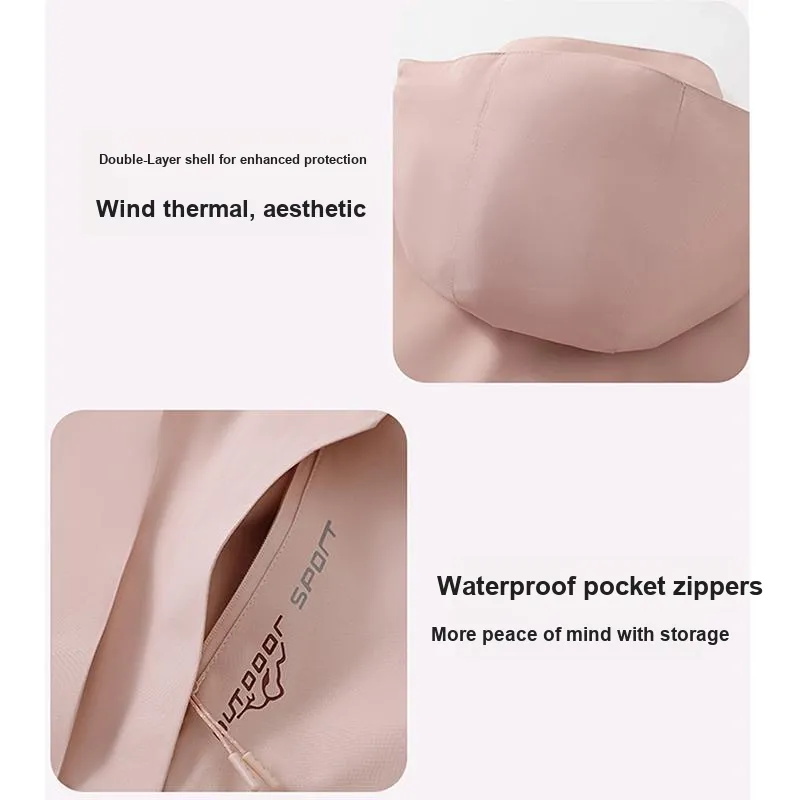 VanCamel Waterproof And Windproof To Keep Warm Windbreaker Jackets Unisex-9